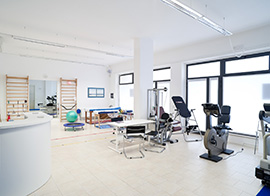 la palestra per la fisioterapia e la rieducazione funzionale