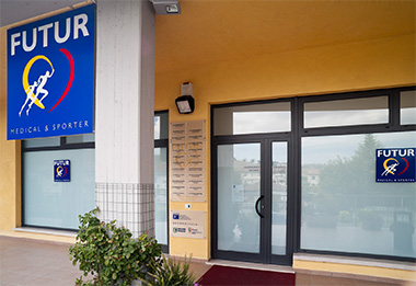 ingresso centro medico Futur Pianello di Ostra